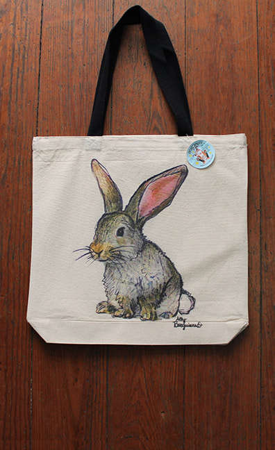 Bonny Bunny Canvas Tote Bag